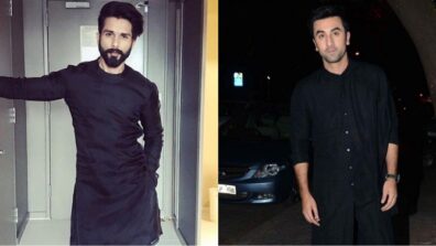 Learn How To Wear A Black Kurta Like Ranbir Kapoor, Shahid Kapoor, And Other Bollywood Actors