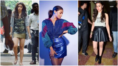 Learn How To Wear Short Skirts Like Alia Bhatt, Check Out These Looks