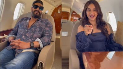 Let me sleep yaar: Ajay Devgn and Rakul Preet Singh engage in fun banter inside flight, see viral video