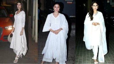 Look Alluring In A White Chikankari Kurta, Take Inspiration From Your Favourite Bollywood Stars Like Sara Ali Khan And Others