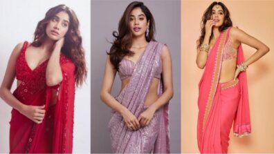 Look Dazzling In Embellished Sarees Like Janhvi Kapoor, Check Out Her Ensembles