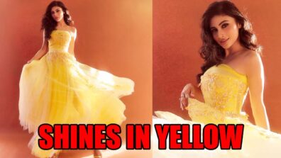 Mouni Roy glows like diamond in yellow gown, fans love it