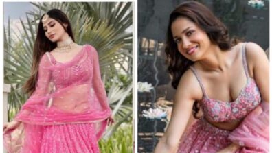 Mouni Roy To Ankita Lokhade: Divas Who Looked Like ‘Goddesses’ In Pink Embroidered Lehengas