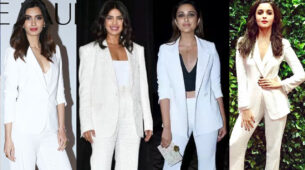 Need to make an impression at a corporate meeting? Style white pantsuits like Diana Penty, Priyanka, Parineeti Chopra and Alia Bhatt