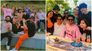 Neha Kakkar shares special family photo from Tony Kakkar’s birthday celebration, Rohanpreet Singh loves it