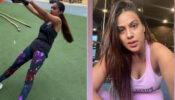 Nia Sharma and Anushka Sen sweat it out, check out special fitness moments