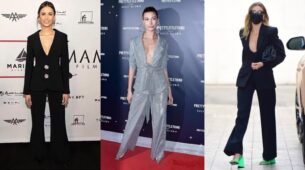 Nina Dobrev Or Hailey Bieber: Who Gives You High Fashion Vibes In These Deep-Neck Suits?
