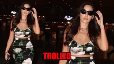 Nora Fatehi Gets Trolled As She Exits Airport In The Evening With Sunglasses: Check