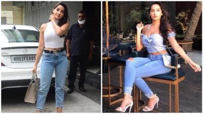 Nora Fatehi’s Off-Duty Style Is All About Comfort, Whether It’s In Tracksuits, Joggers, Or Denim