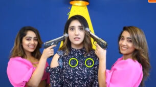 OMG: Surabhi-Samriddhi hold Ashnoor Kaur at gunpoint, fans worried