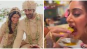 On Ranbir Kapoor-Alia Bhatt’s wedding day, Surbhi Chandna shares inside food menu video from venue