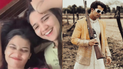 OOPS: Ashi Singh tries her hand in singing, ‘angry young man’ Siddharth Nigam turns up with rifle gun