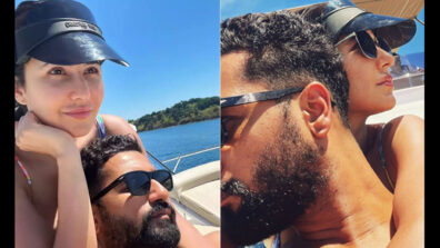 OOPS: Mystery person spotted stalking Vicky Kaushal and Katrina Kaif during their beach romance, see viral pic