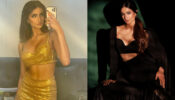 Palak Tiwari oozes like fire in black & gold bodycon, which one is better?