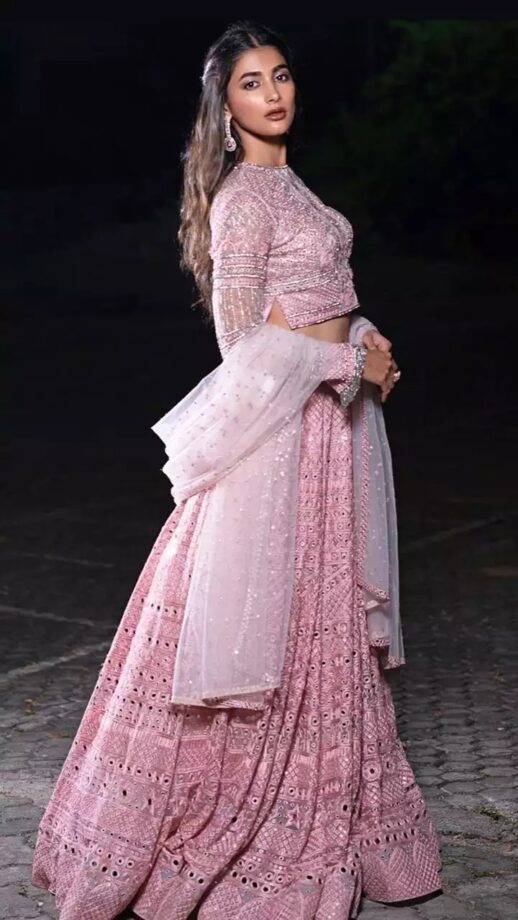 Pretty In Pastel: Pooja Hegde’s Collection Of Pastel Lehengas Is Just What We Need! - 1