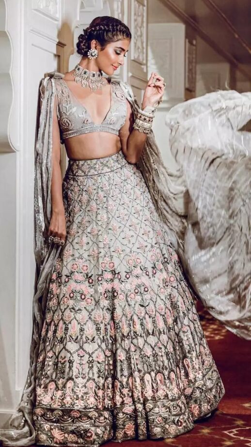 Pretty In Pastel: Pooja Hegde’s Collection Of Pastel Lehengas Is Just What We Need! - 2