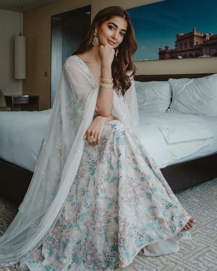 Pretty In Pastel: Pooja Hegde’s Collection Of Pastel Lehengas Is Just What We Need! - 3