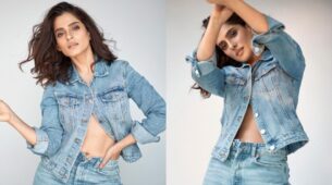 Priya Bapat Goes Bold In Denim With No Shirt Look: See Pictures