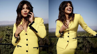 Priyanka Chopra Knows How To Play With Yellow Tones, From Floral Dresses To Striking Coats