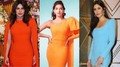 Priyanka Chopra, Nora Fatehi and Katrina Kaif cut sassy figures in Alex Perry Bodycon dresses