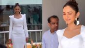 Rakul Preet Singh steals the show in white bodycon dress as she heads out for Runway 34 promotions, watch video
