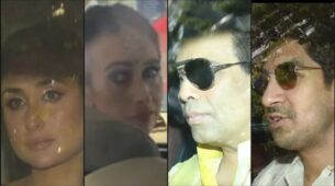 Ranbir Kapoor-Alia Bhatt Pre-Wedding Festivities: Kareena, Karisma Kapoor, Karan Johar and Ayan Mukerji arrive in grand fashion