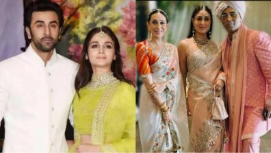 Ranbir Kapoor-Alia Bhatt Wedding: Karan Johar, Karisma and Kareena Kapoor’s traditional look will win hearts