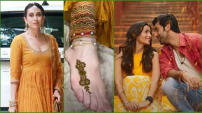 Ranbir Kapoor-Alia Bhatt Wedding: Karisma Kapoor shares first inside pic from Mehendi ceremony