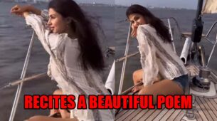 Rhea Chakraborty Takes Fans Captive As She Recites A Beautiful Poem During Yacht Ride