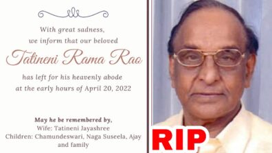 RIP: Veteran director T Rama Rao passes away