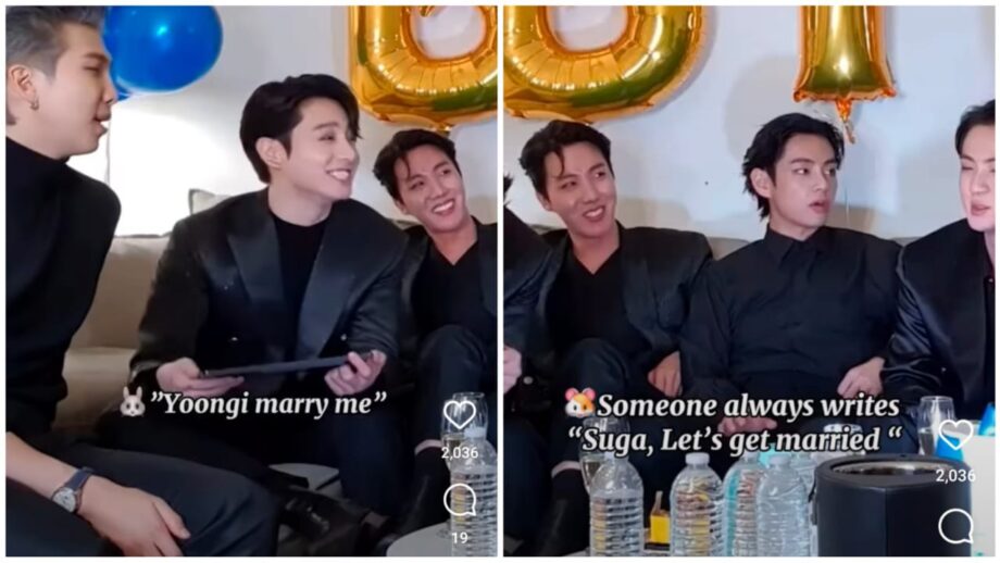ROFL: When BTS members Jimin, Jin, Jungkook and V made fun about Suga's marriage 599609