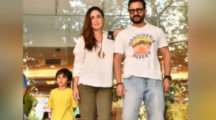 Saif Ali Khan-Kareena Kapoor caught up in a loving hangout with son Taimur Ali Khan