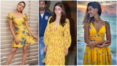 Samantha Ruth Prabhu Vs Alia Bhatt Vs Ananya Panday: Petite Yellow Floral Dress Face-Off