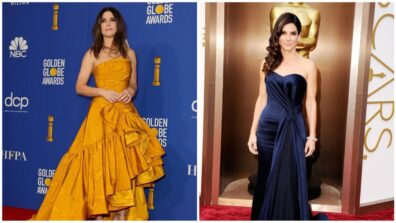 Sandra Bullock Looks Stunning In Off-Shoulder Gowns, Take A Look