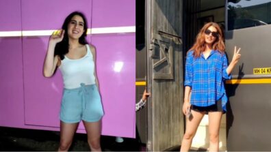 Sara Ali Khan and Kriti Sanon give serious ‘luxury lifestyle’ vibes in new vanity van videos, check out