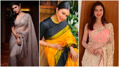 Saree Mein Nari: Mouni Roy, Divyanka Tripathi and Saumya Tandon will make you fall in love with effortless charm, see pics