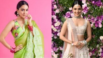 Sarees To Lehengas: Kiara Advani Is Elegant In Sparkling Outfits