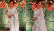Sari Mein Nari: Sana Makbul looks drop-dead gorgeous in sky-blue transparent saree, you will love it