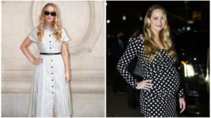 Oscar De La Renta’s Bodycon Or Dior’s Button Down Dress? Which Polka Dotted Dress Looks Good On Jennifer Lawrence