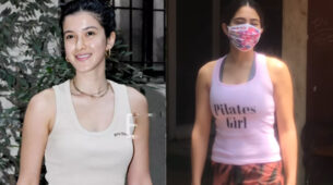 Shanaya Kapoor glows in her white crop top and baggy green pants, Sara Ali Khan looks fit in her gym avatar