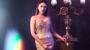 Shine! Glow! Bloom! Is what Aditi Rao Hydari’s sequinned gold gown pronounces, see pictures