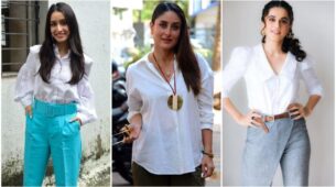 Shraddha Kapoor, Kareena Kapoor and Taapsee Pannu are boss ladies in white shirt and straight fit trousers