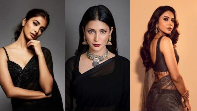 Shruti Haasan, Pooja Hegde, Rakul Preet Singh: Here Are Some Jaw-Dropping Ethnic Looks In Black Outfits