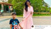 Shweta Tiwari poses with son in adorable family photo, elder daughter Palak Tiwari feels ignored