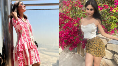 Smile And Kiss Baby: Hina Khan enjoys Burj Khalifa tour, Mouni Roy stabs hearts as sunkissed diva