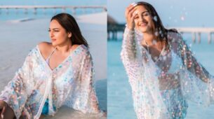 Sonakshi Sinha becomes the mermaid on the Maldives beach, pictures go viral