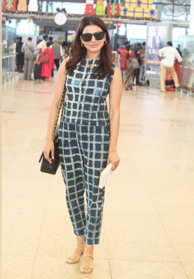 South Stars Rashmika Mandanna And Samantha Ruth Prabhu Are Taking Over Airport Fashion - 2