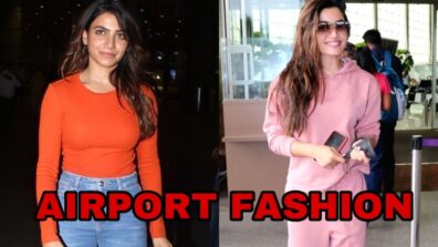 South Stars Rashmika Mandanna And Samantha Ruth Prabhu Are Taking Over Airport Fashion