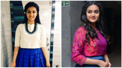 Style Your Traditional Maxi Skirts Like Keerthy Suresh, Check Out Her Ensembles