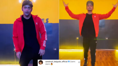 Sumedh Mudgalkar shows off his groovy dance moves, Sanskruti goes all fire